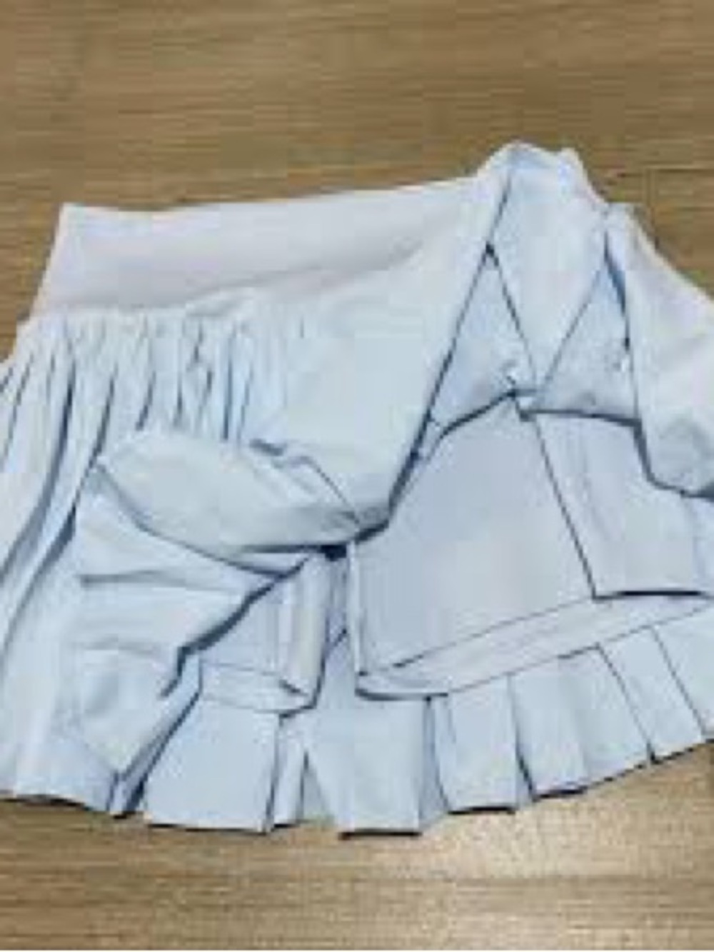 Light Blue Ruffled Mini Skirt size s
